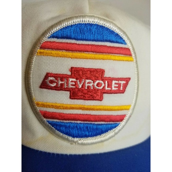 Vintage Chevrolet Patch Trucker Hat Snapback Chevy - Picture 2 of 10